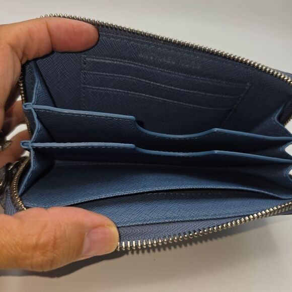 Michael Kors Snakeskin Embossed Wallet Wristlet - Picture 10 of 16